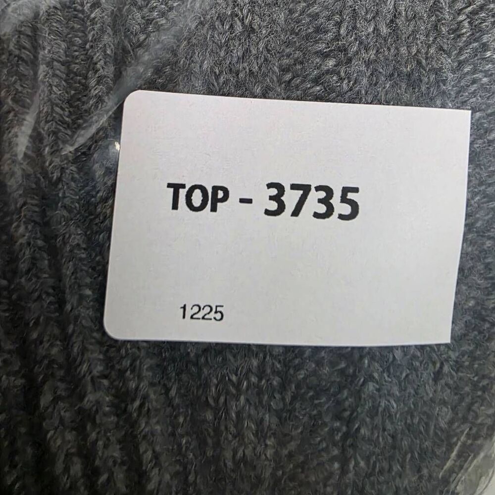 LOFT Gray Ribbed Long Open Cardigan Sweater L - Picture 8 of 8